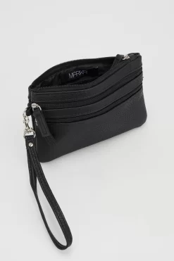 Triple Zip Wristlet Wallet -Travel Luggage Shop 3121101 3