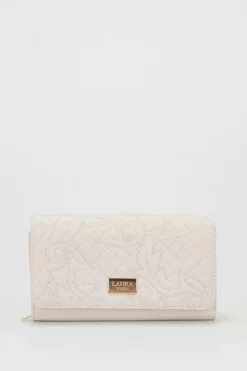 Quilted Stitch Large Wallet