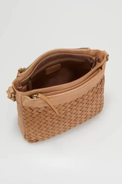 Palma Leather Weave Crossbody Bag -Travel Luggage Shop 3208897 3