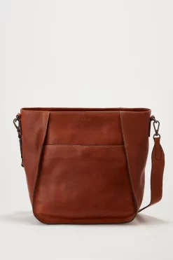 Maya Leather Large Crossbody Bag