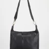 Cora Leather Whipstitch Hobo Bag