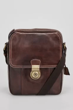 Lachlan Leather Lock Satchel