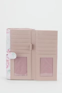 Peony Floral Large Wallet -Travel Luggage Shop 3209897 3