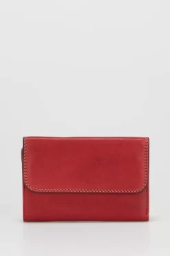 Travel Luggage Shop 12 Maya Leather Medium Trifold Wallet