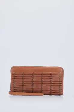 Leather Lori Zip Around Wallet