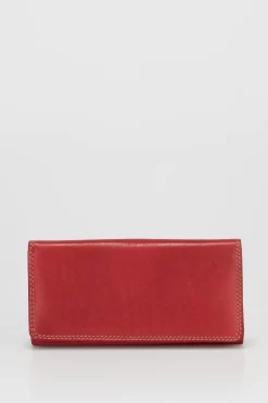 Maya Leather Classic Clutch