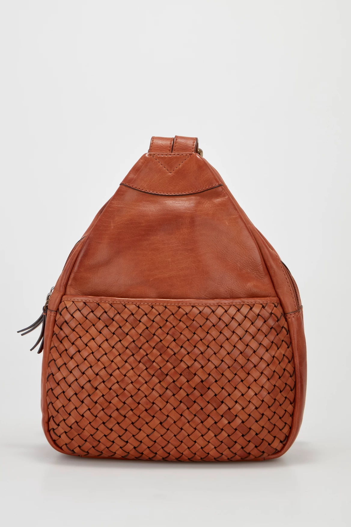Palma Weave Leather Backpack 1 Palma Weave Leather Backpack