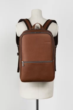 Samsonite Classic Leather Slim Backpack -Travel Luggage Shop 3211433 4