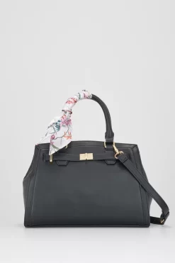 Lock Detail Shopper Bag