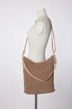 Rayon Crochet Bucket Bag -Travel Luggage Shop 3211599 4