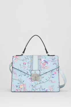 Floral Top Handle Bag