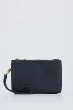 Double Zip Wristlet Wallet