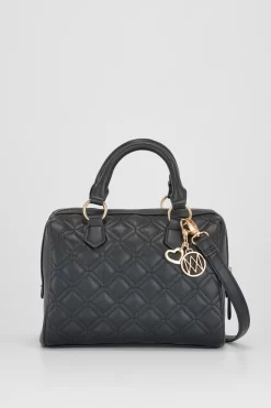 Quilted Small Barrel Bag