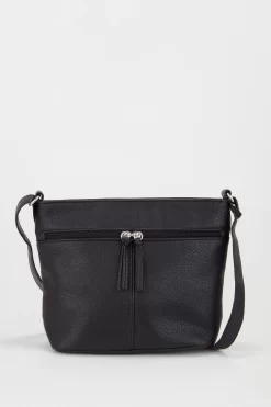 Twin Zip Crossbody Bag