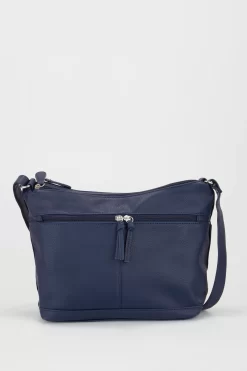 Twin Zip Large Crossbody Bag
