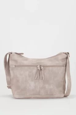 Twin Zip Large Crossbody Bag